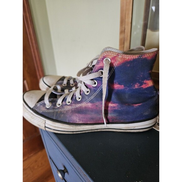 Converse Chuck Taylor All Star High Shoes Women's Sz 11 Tie Dye Sunset Sneakers - Picture 1 of 8